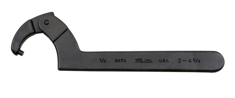 Martin Adjustable Pin Spanner Wrench Set – 3/4-Inch To 2-Inch Range (0471) 1