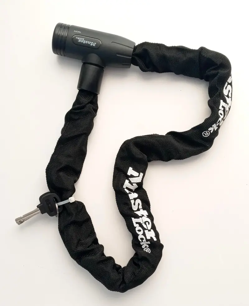 Master Lock Heavy-Duty Bike Chain Lock – 3-Foot Hardened Steel, Keyed Alike, Black Finish (Model 8391Blkec) 1
