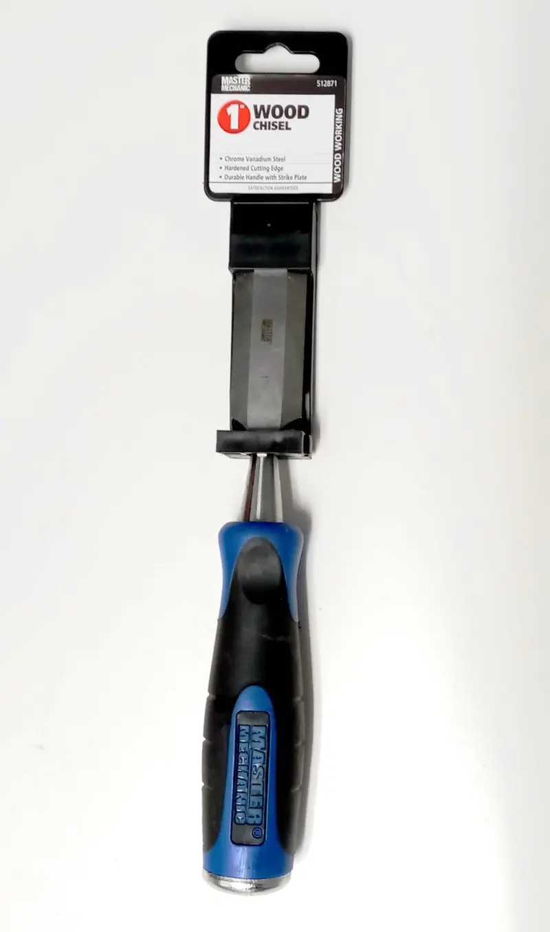 Master Mechanic 1-Inch Woodworking Chisel – Full-Tang Design, Hardened Steel (Model 512871) 1