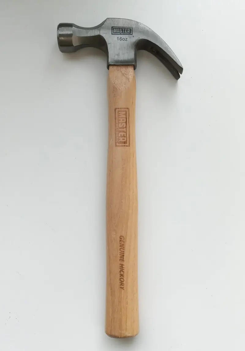 Master Mechanic 16 Oz Curved Claw Hammer — Durable Hickory Grip (216628) 1