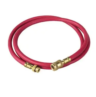 Mastercool 84723 72-Inch Red R134A Charging Hose — 14Mm Male To 1/2" Acme Female Fitting 1