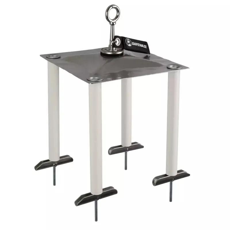 Membrane Roof Anchor For Flat Epdm, Tpo, And Pvc Roofing Systems 1