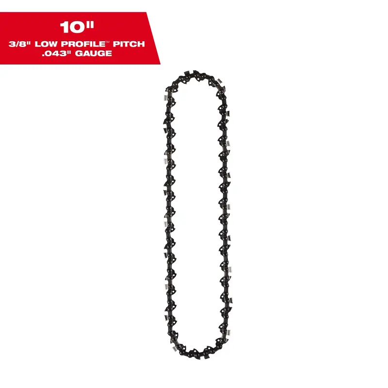 Milwaukee 10" Chainsaw Replacement Chain – Compatible With Select Models 1
