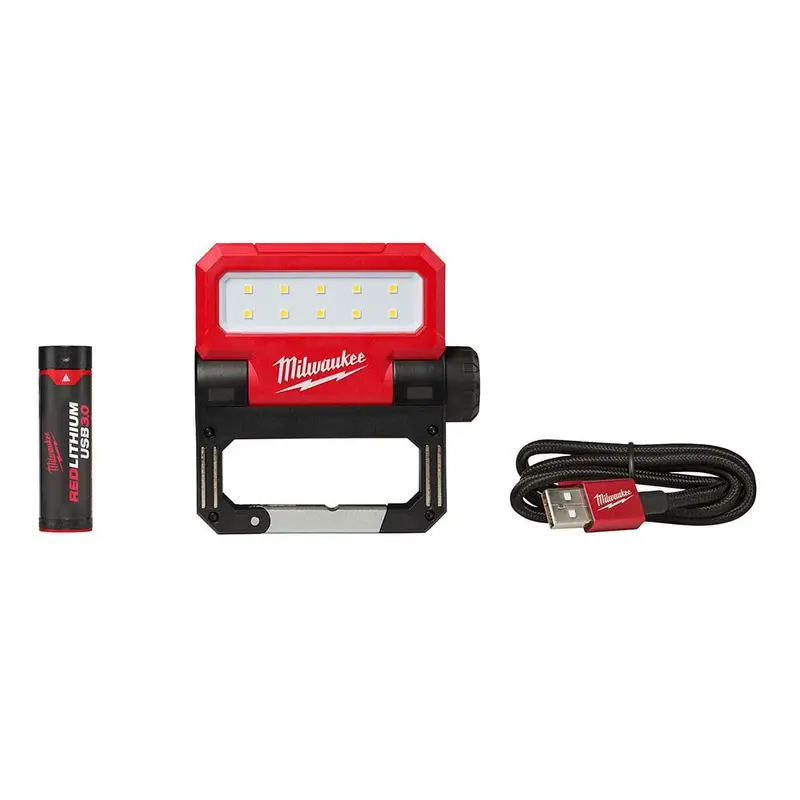 Milwaukee 2114-21 Redlithium Usb Rover Pivoting Floodlight 1