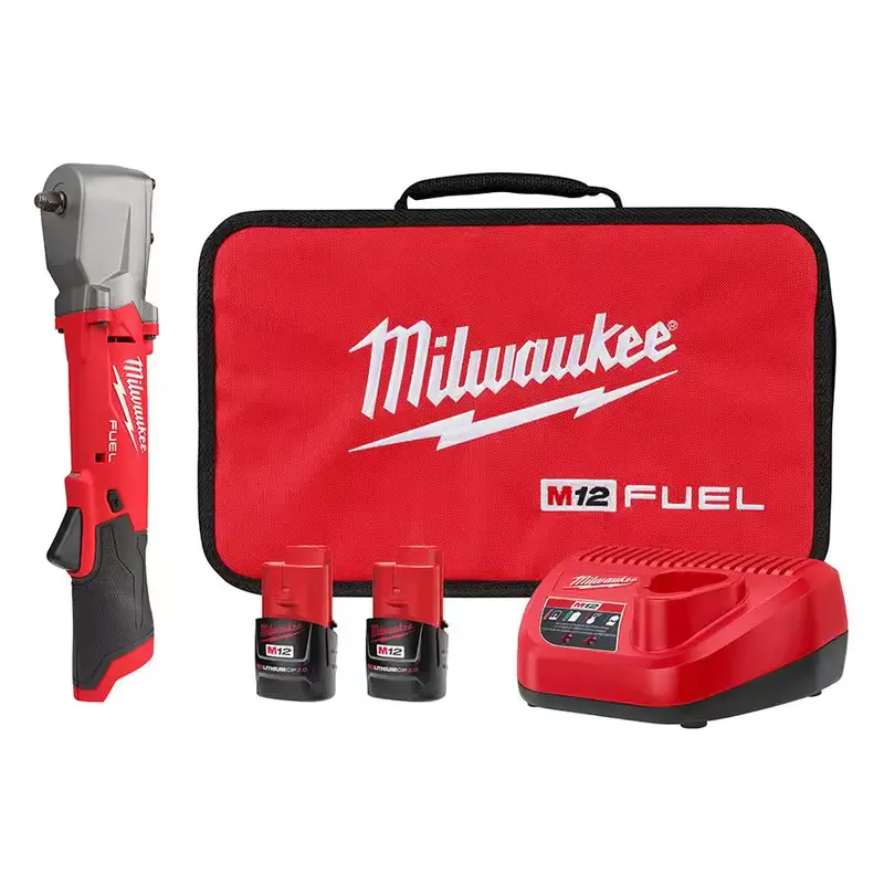 Milwaukee 2564-22 M12 Fuel™ 3/8" Right-Angle Impact Wrench With Friction Ring Kit 1