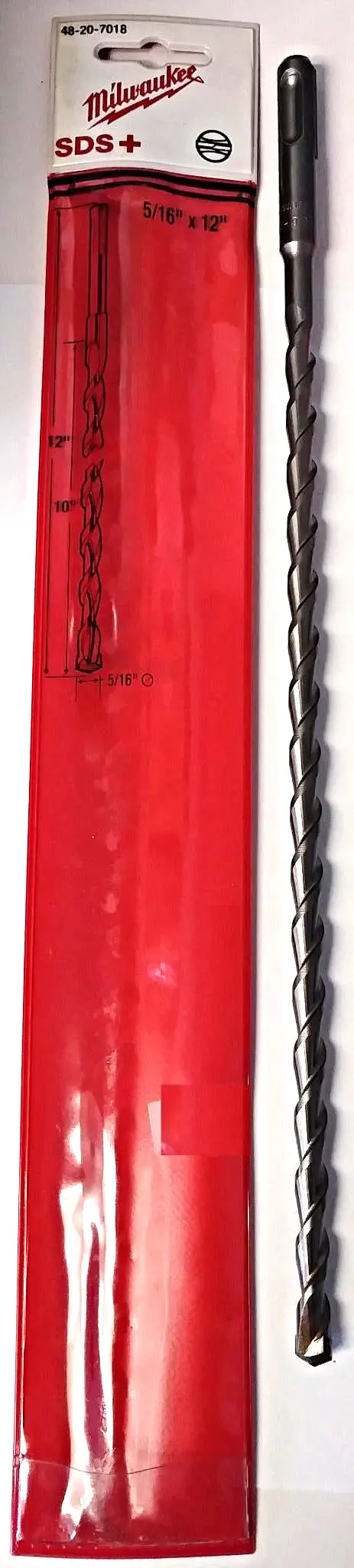 Milwaukee 48-20-7018 Sds-Plus Hammer Drill Bit – 5/16" X 10" X 12", Made In Germany 1