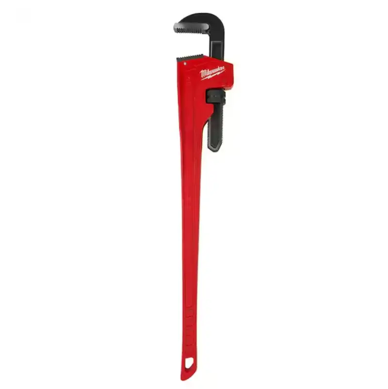 Milwaukee 48-22-7148 Heavy-Duty 48-Inch Steel Pipe Wrench With Forged Jaw 1