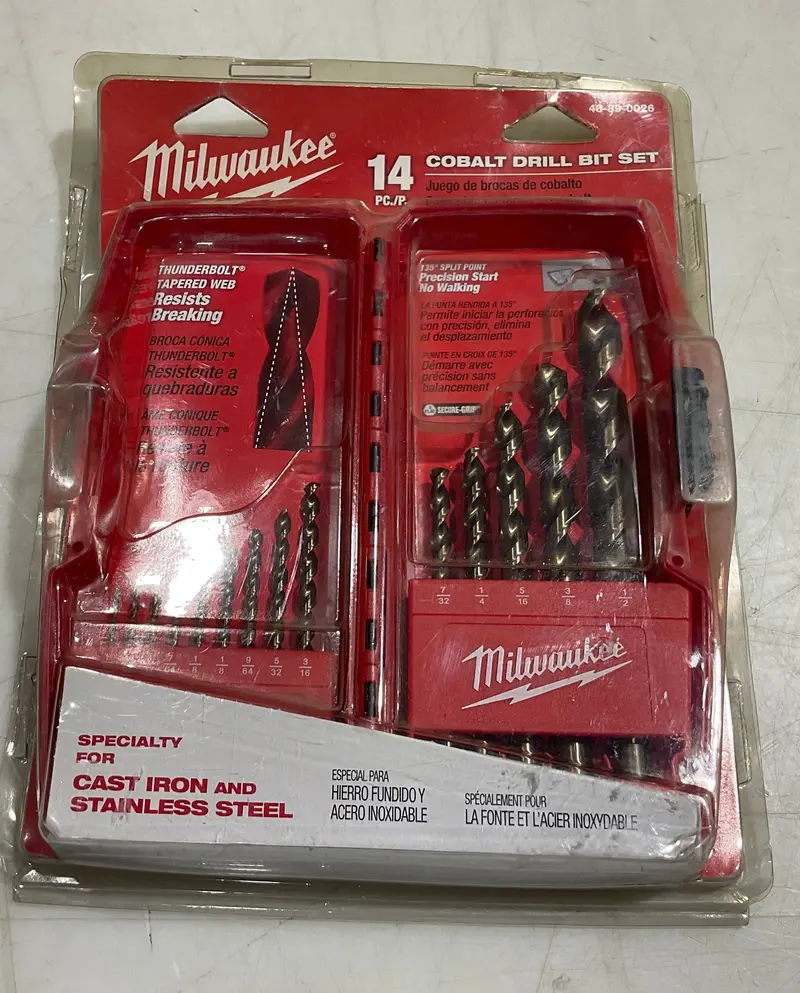 Milwaukee 48-89-0026 14-Piece Cobalt Steel Drill Bit Set 1