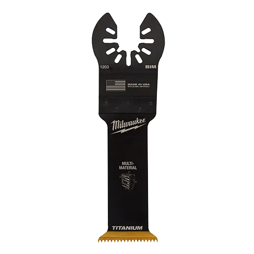 Milwaukee 49-25-1203 Open-Lok 1-1/4" Titanium-Enhanced Bi-Metal Multi-Material Reciprocating Saw Blade 1