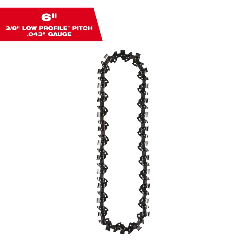 Milwaukee 6" Pruning Saw Chain Replacement – Part 49-16-2732 1