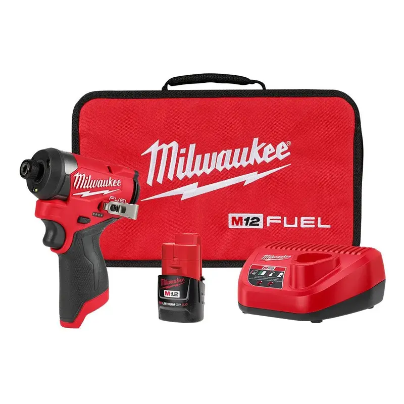 Milwaukee M12 Fuel 1/4" Hex Impact Driver Kit – Compact Brushless Power 1