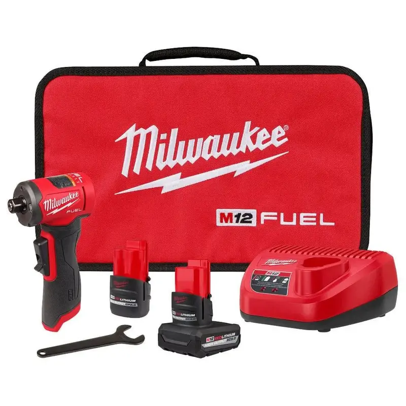 Milwaukee M12 Fuel 12V Right-Angle Die Grinder Kit – 1/4" Collet 1
