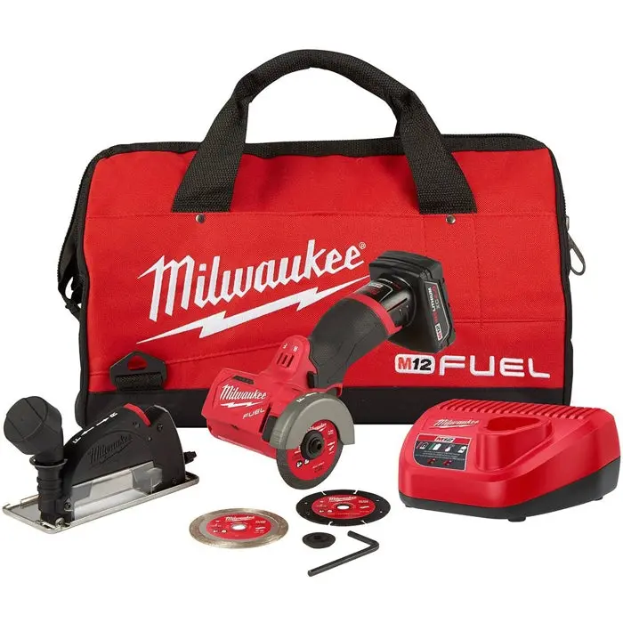 Milwaukee M12 Fuel 3" Compact Cut-Off Tool Kit (2522-21Xc) 1
