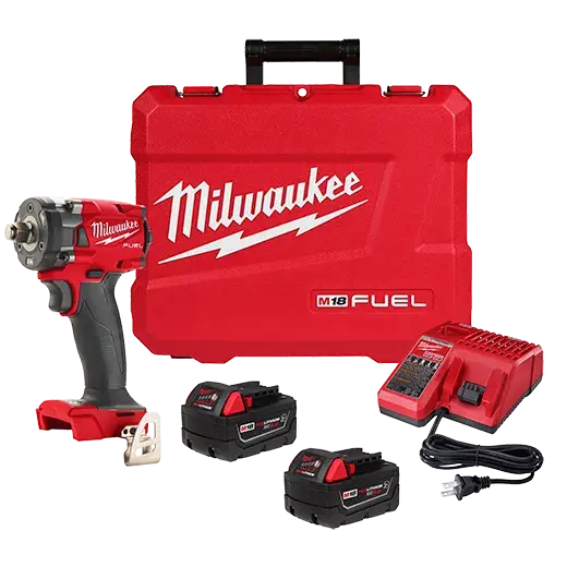 Milwaukee M18 Fuel 1/2" Compact Impact Wrench With Friction Ring Kit 1