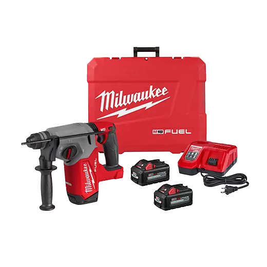 Milwaukee M18 Fuel 1" Sds Plus Rotary Hammer Kit With Accessories 1