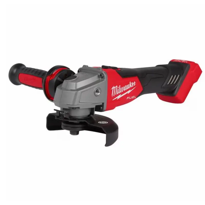 Milwaukee M18 Fuel 4-1/2" / 5" Braking Angle Grinder – Slide Switch, Lock-On (2881-20) 1