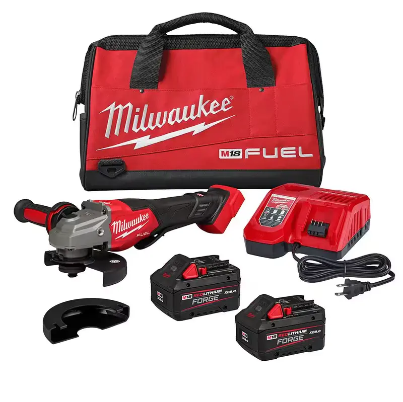 Milwaukee M18 Fuel 4-1/2" / 6" Braking Angle Grinder With Paddle Switch Kit 1