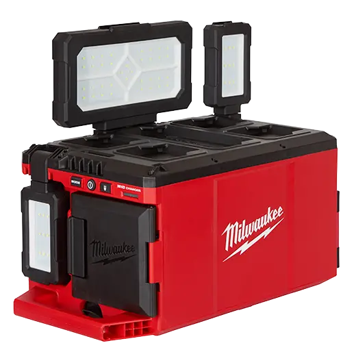 Milwaukee M18 Packout Light And Usb Charging Station For Worksites 1