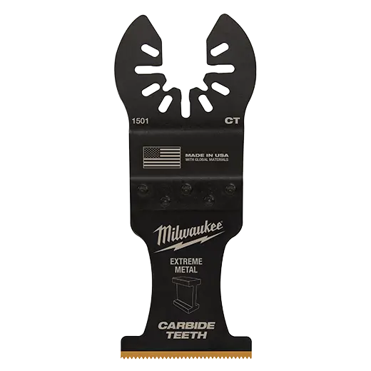 Milwaukee Open-Lok 1-3/8" Extreme Metal Blade With Titanium-Enhanced Carbide Teeth 1