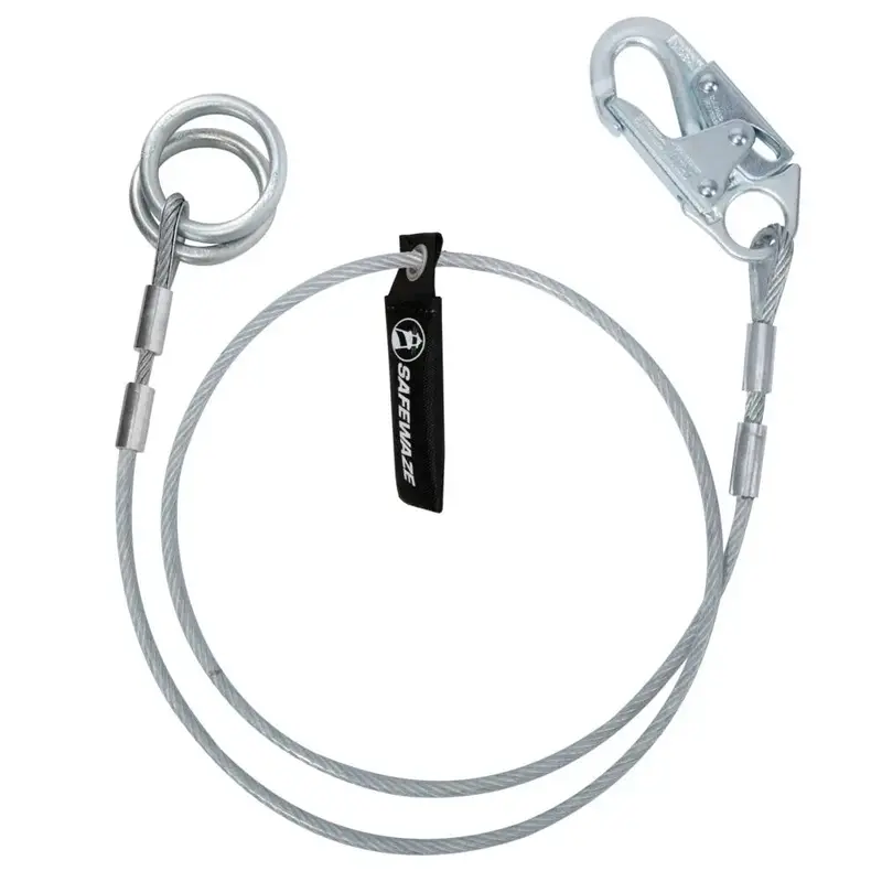 Multi-Length Cable Sling Anchor (3 Ft To 10 Ft) Featuring Snap Hook Ends 1
