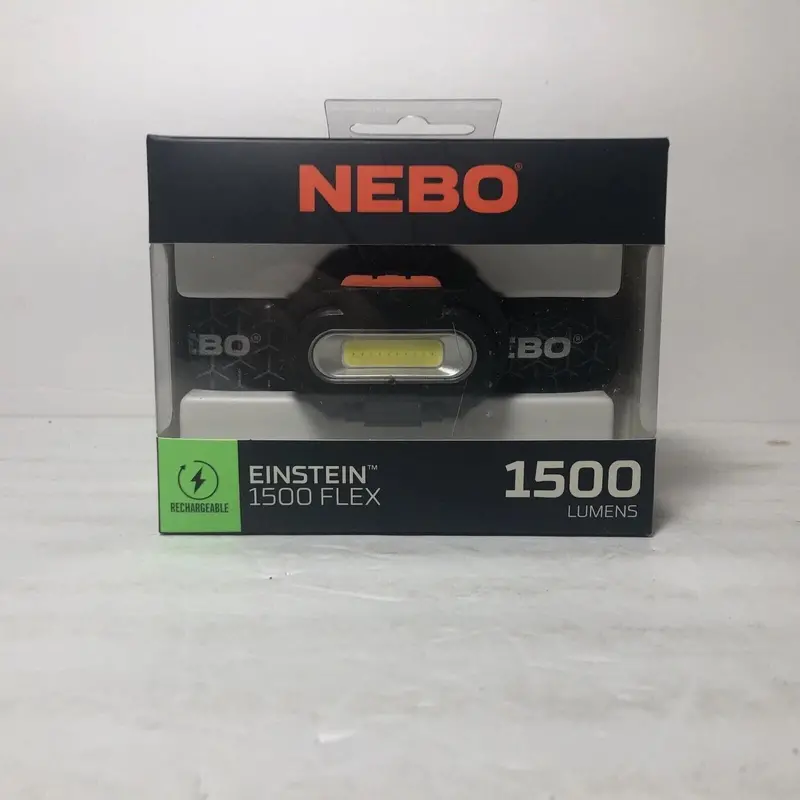 Nebo Einstein Flex Rechargeable Headlamp – 1500 Lumens, Adjustable Beam, Usb-C Powered (Model Neb-Hlp-0008) 1