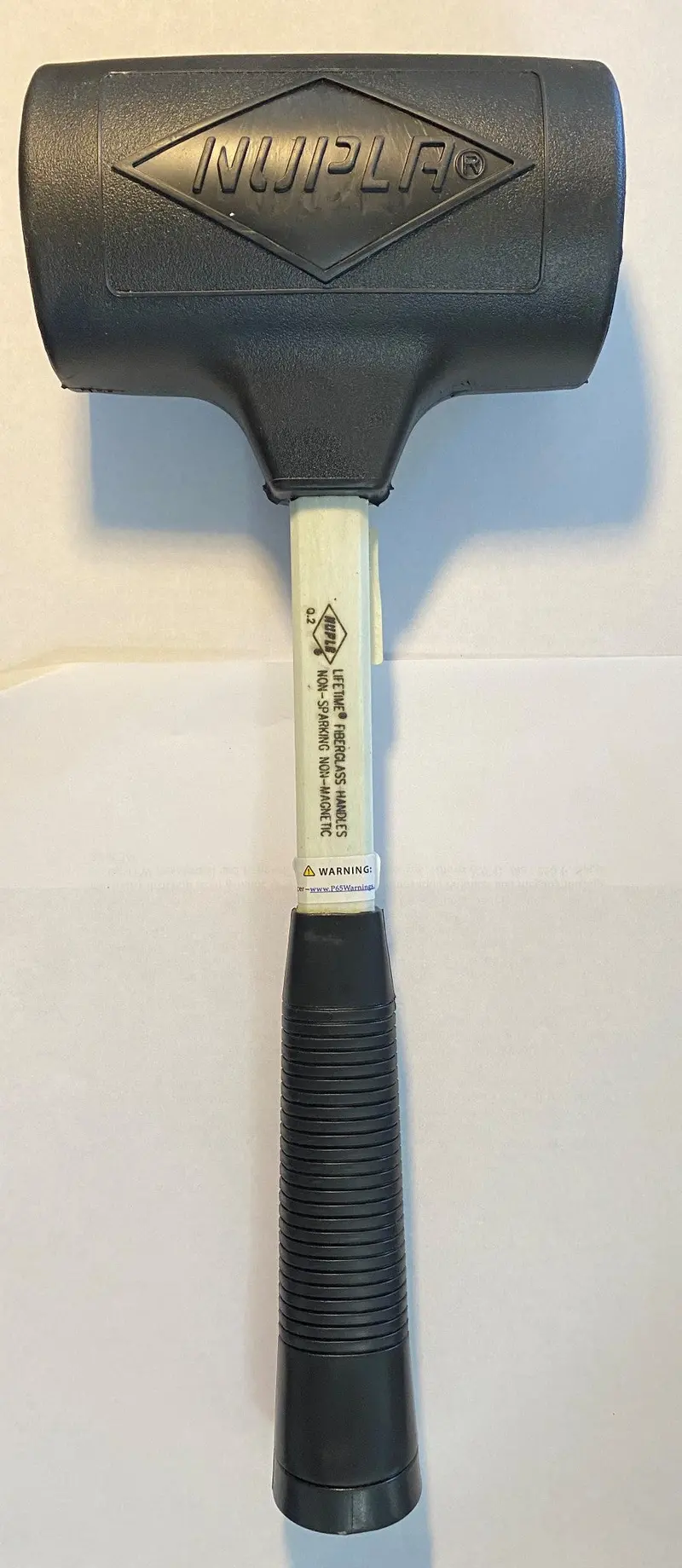 Nupla Spi-306N Dead Blow Hammer — 3" Diameter, Non-Sparking, 15.75" Length 1