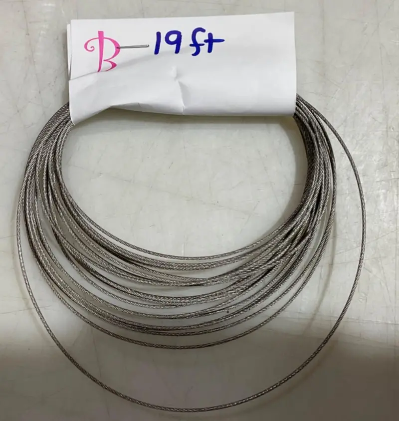 Nvent Caddy 1.5Mm Wire Rope, 19-Foot Length, Slk15L5Lp Series, Part B37 1
