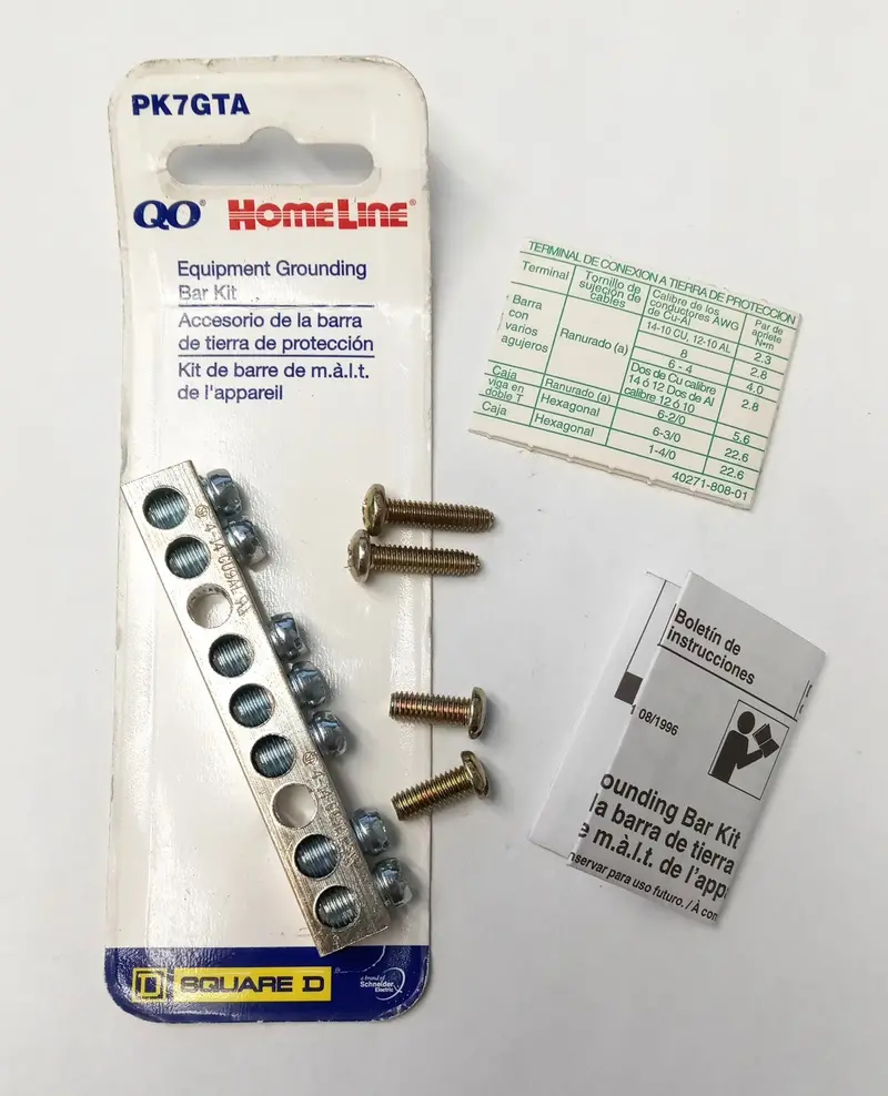 Pk7Gta Homeline Grounding Bar Kit – Equipment Bonding, Ul-Listed 1