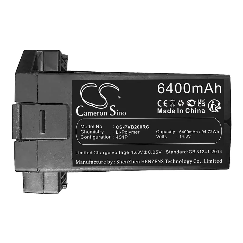 Powervision & Poweregg Drone Battery – 14.8V 6400Mah Li-Polymer (94.72Wh) 1