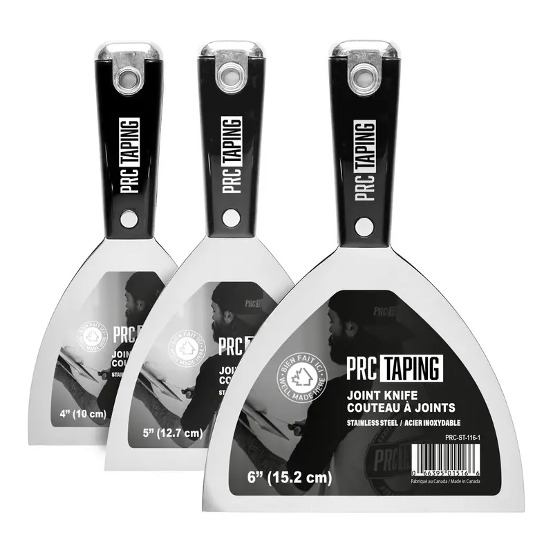 Prc Joint Finishing Knife Set – 4", 5", And 6" Blades 1