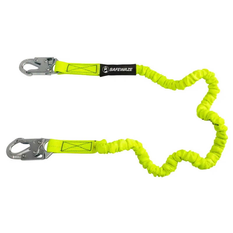 Pro 6-Foot Stretch Internal Shock-Absorbing Lanyard With Snap Hook 1