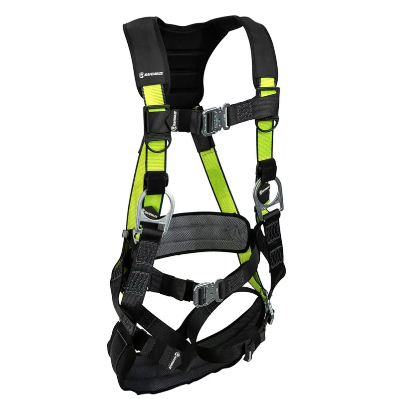Pro Confined Space Full Body Harness: 3D Configuration, Quick-Connect Chest And Leg Straps, Suspension-Compatible Sling 1