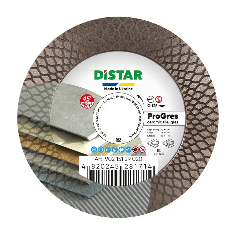 Pro Gres Diamond Cutting Blade – 1A1R Format, 5-Blade Set 1