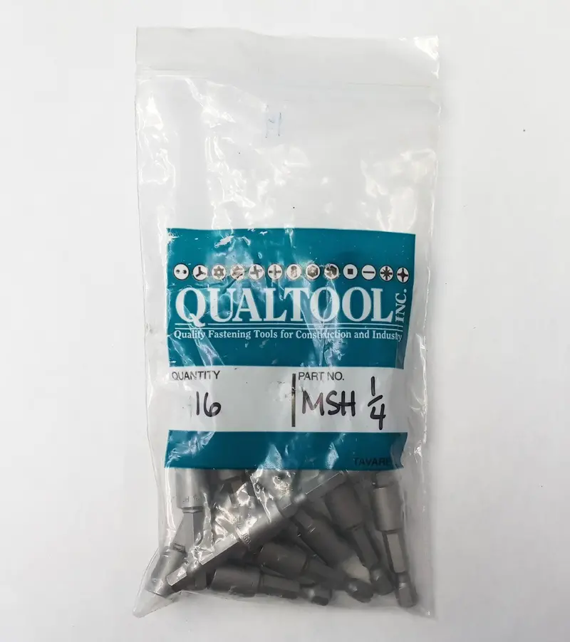 Qualtool Magnetic Nut Driver Set – 1/4-Inch Drive, 1-5/8-Inch Length, 21-Piece Comprehensive Kit (Model Msh1/4) 1