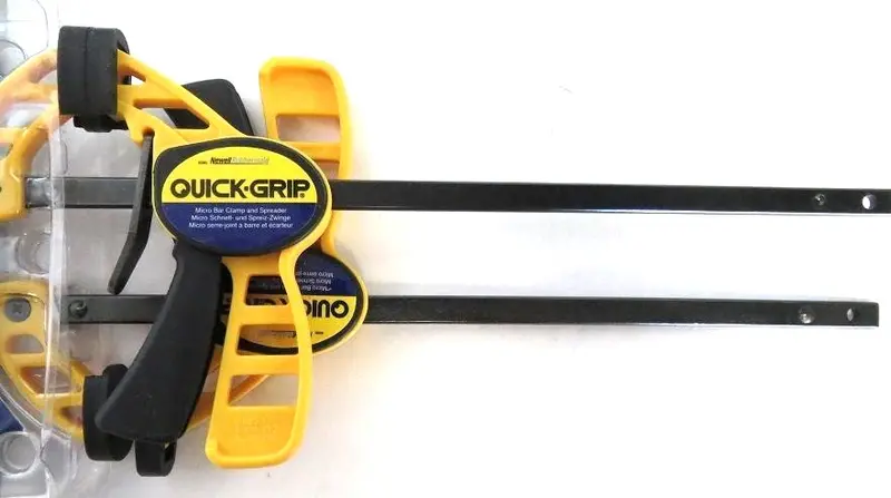 Quick Grip Micro Bar Clamp Set: 4.5-Inch Bar + 8-Inch Spreader (2-Piece) 1