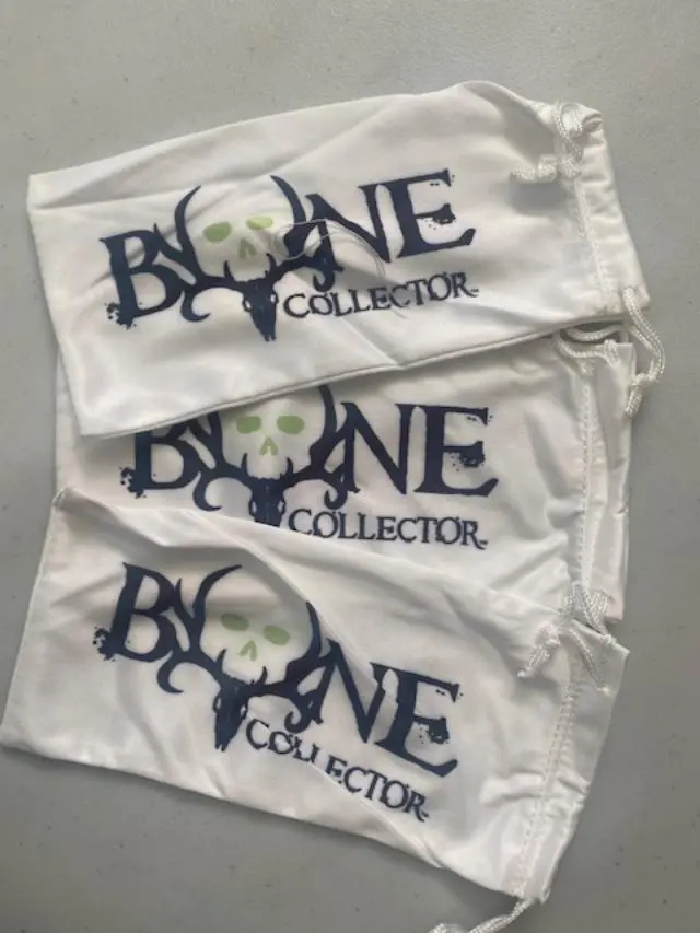 Radians Bone Collector Microfiber Drawstring Bags – 3-Pack For Eyewear Storage 1