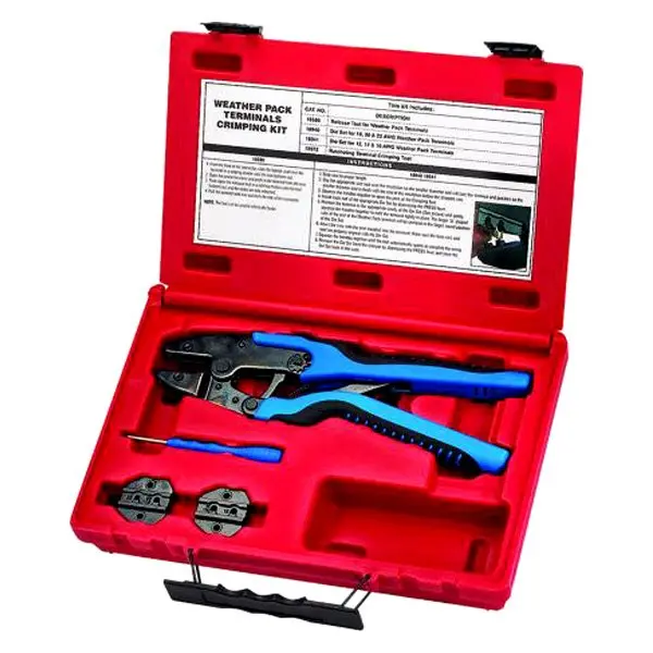 S&G Tool Aid 18850 Weather Pack Terminal Crimping Kit – Complete Wiring Solution 1