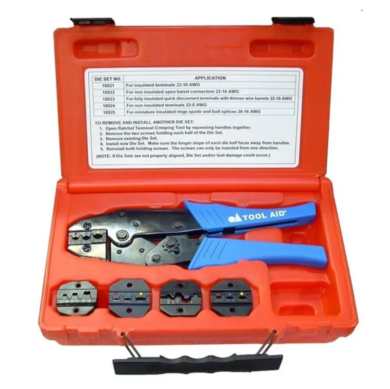 S&G Tool Aid Ratcheting Terminal Crimping Kit – Universal Weatherpack & Metri-Pack Compatible (18920) 1