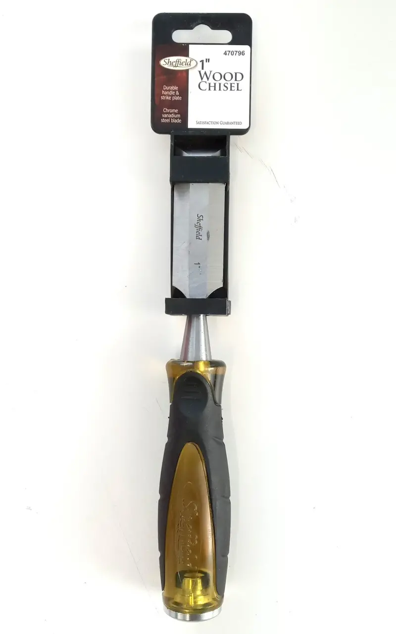 Sheffield 1-Inch Forged Steel Wood Chisel – Heavy-Duty Professional Grade (Model 470796) 1