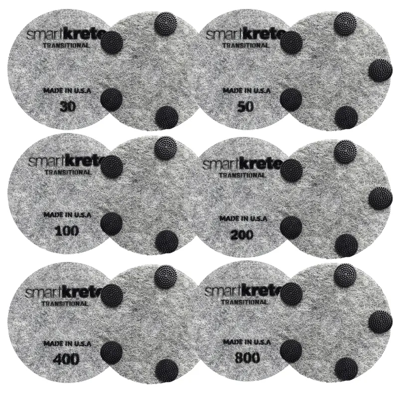 Smartkrete Transitional Diamond Polishing Pads — Multi-Stage Grit Progression For Seamless Floor Finishing 1