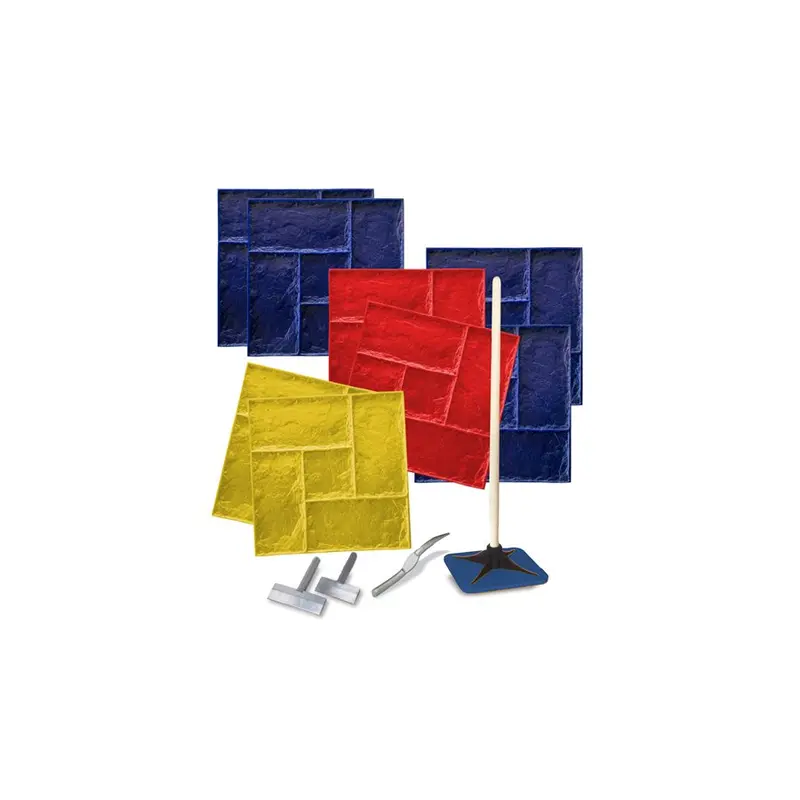 Southwest Weave Design Texture Mat Kit For Concrete Finishing 1
