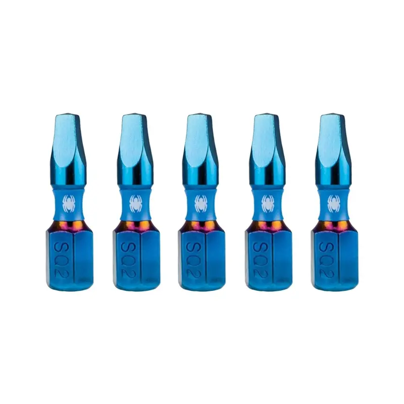 Spyder Sq2 Impact Driver Bit Set – 1-Inch Hex Shank, 15-Piece Premium Alloy Pack 1