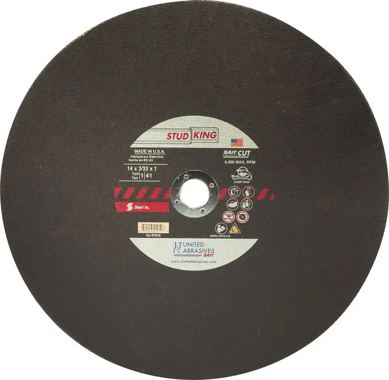 Stud King 10-Inch X 3/32-Inch Chop Saw Blade – United Abrasives 1
