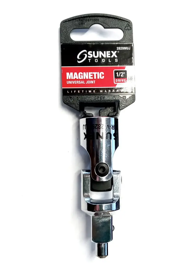 Sunex 2829Muj 1/2" Magnetic Universal Joint — Low-Profile Swivel Adapter For Tight Spaces 1