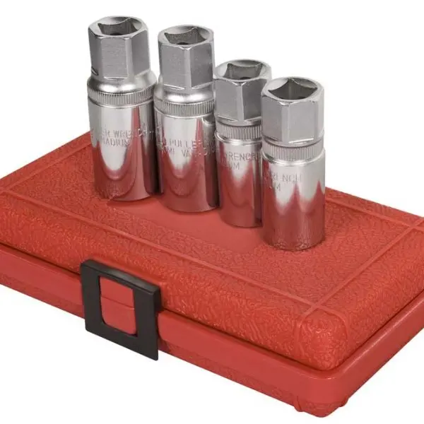Sunex 4-Piece Sae Stud Puller Set – Heavy-Duty Threaded Extractor Kit (8804) 1