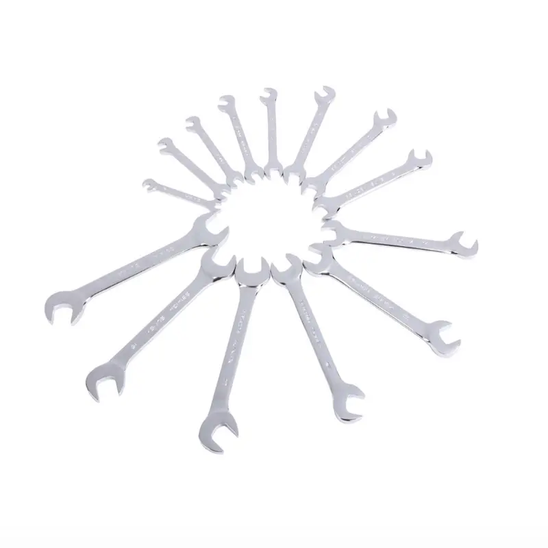 Sunex 9914Ma Metric Angle Head Wrench Set – 14-Piece, 9Mm To 19Mm, Mirror-Polished Finish 1