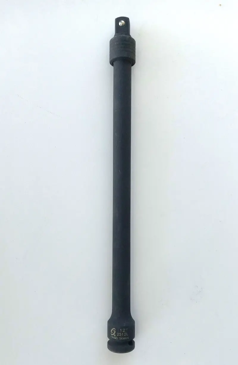 Sunex Friction-Ball Impact Socket Extension – 1/2" Drive, 12" Length With Locking Mechanism 1