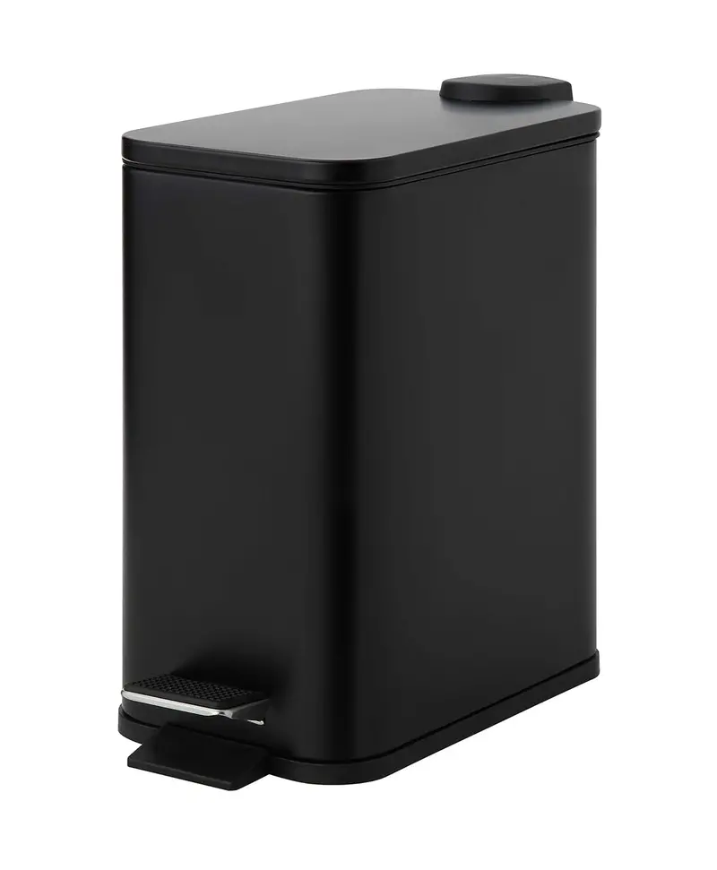 Sunnypoint Jm-Tcan-Blk 5L (1.32 Gal) Trash Can With Removable Plastic Inner Bucket 1