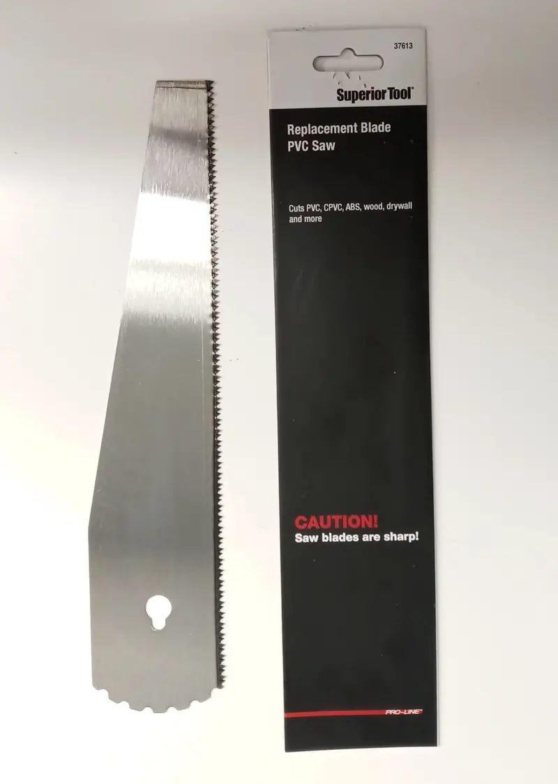 Superior Tool 37613 Replacement Blade – For Pvc Plumbers Saw (Fits Model 37513) 1