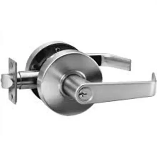 Taymor 32-5970 Heavy-Duty Classroom Lockset – Keyed Entry, Satin Chrome Finish 1